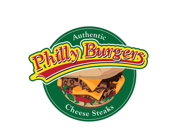philly burgers logo by kelly parke