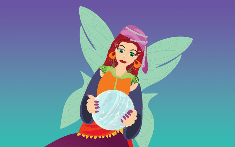 gypsy fairy illustration by kelly parke